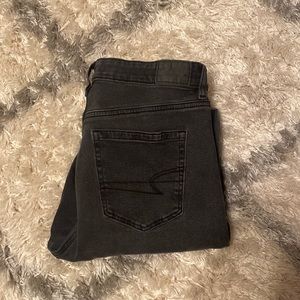 American Eagle Black Mom Jean